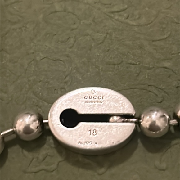 Gucci Interlocking G Boule Chain Bracelet size 18 - Picture 4 of 6